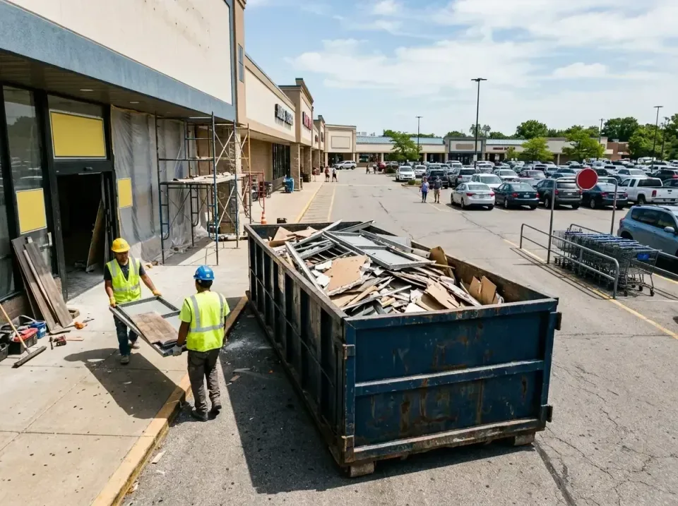 retail-store-renovation-debris-003 — frequently asked questions, Roll-off Dumpster Rentals in Palos Hills, IL